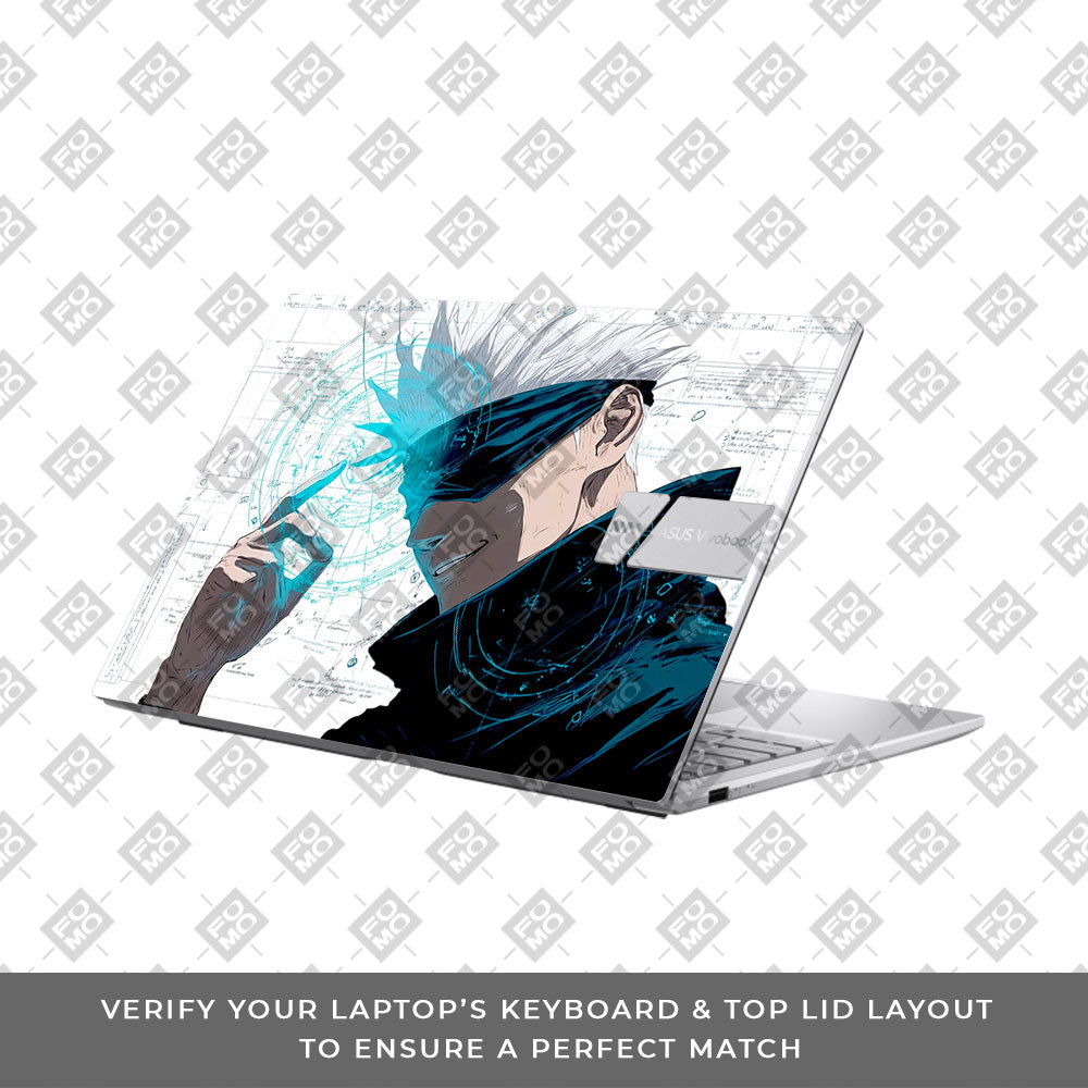 Gojo Satoru Power Asus Vivobook 15 X1504ZA Laptop Skin