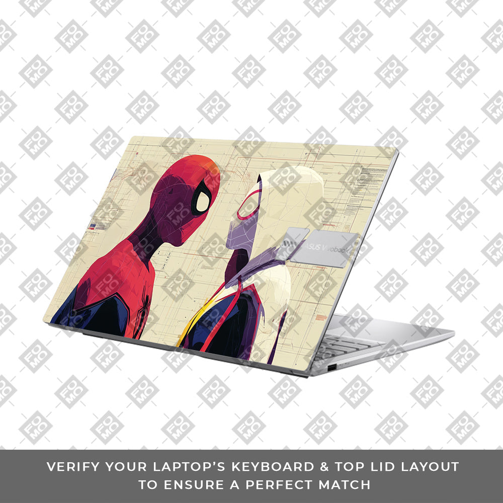 Spider Man X Spider Gwen Asus Vivobook 15 X1504ZA Laptop Skin