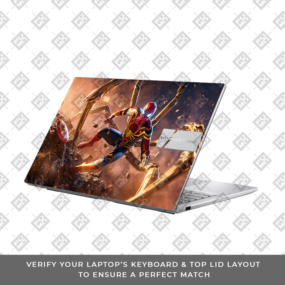 Spider Man Mech Arms Asus Vivobook 15 X1504ZA Laptop Skin