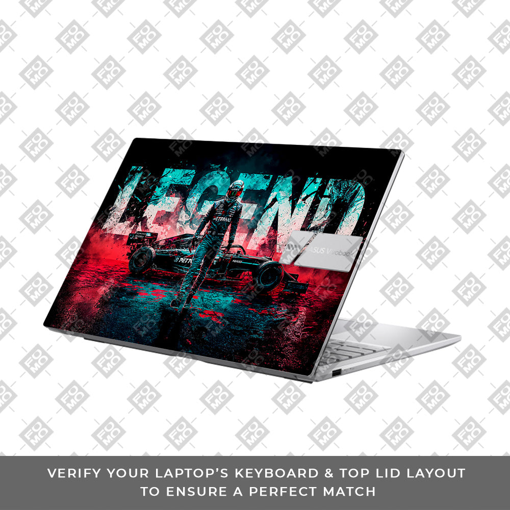 F1 Legend Racer Asus Vivobook 15 X1504ZA Laptop Skin