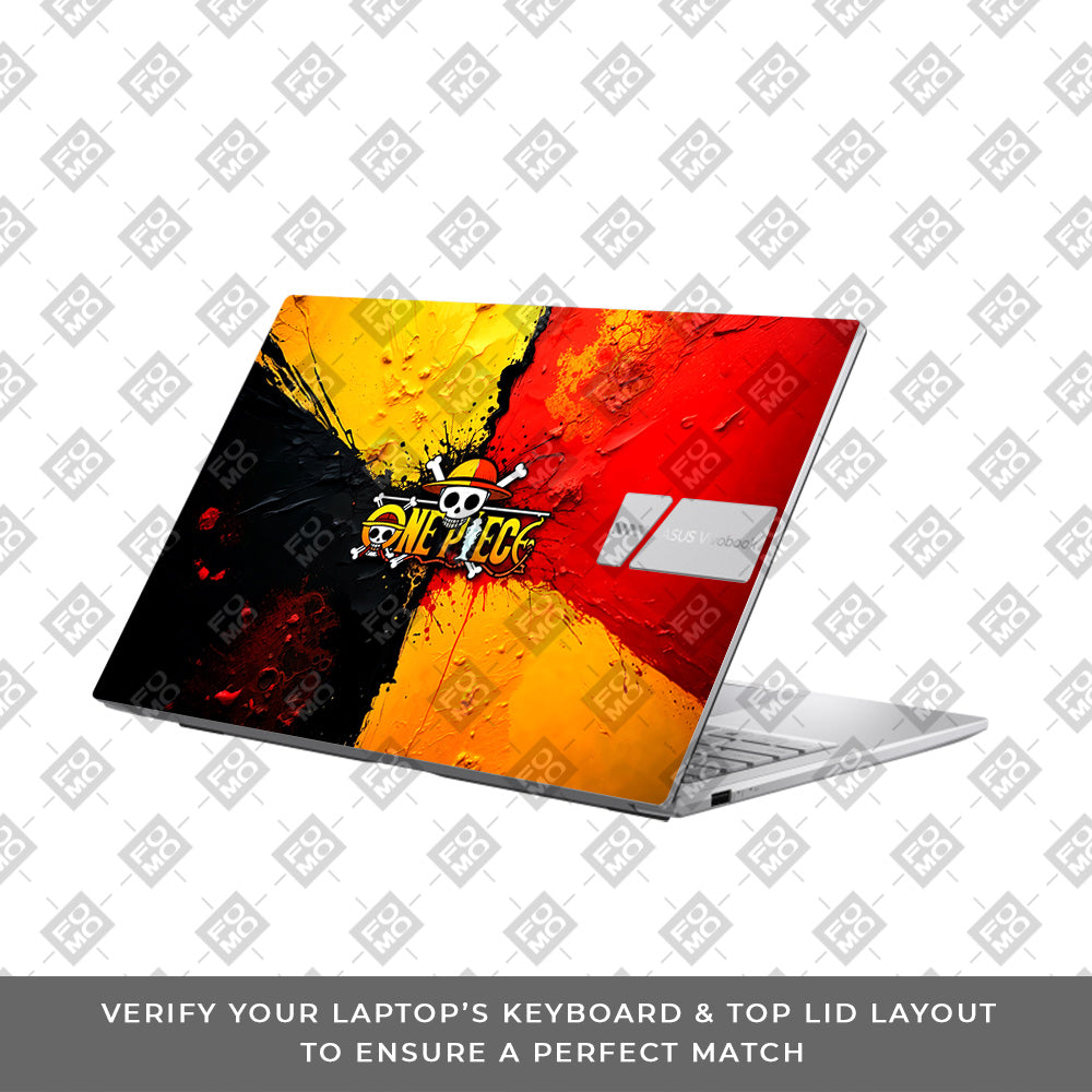 One Piece Paint Splash Asus Vivobook 15 X1504ZA Laptop Skin