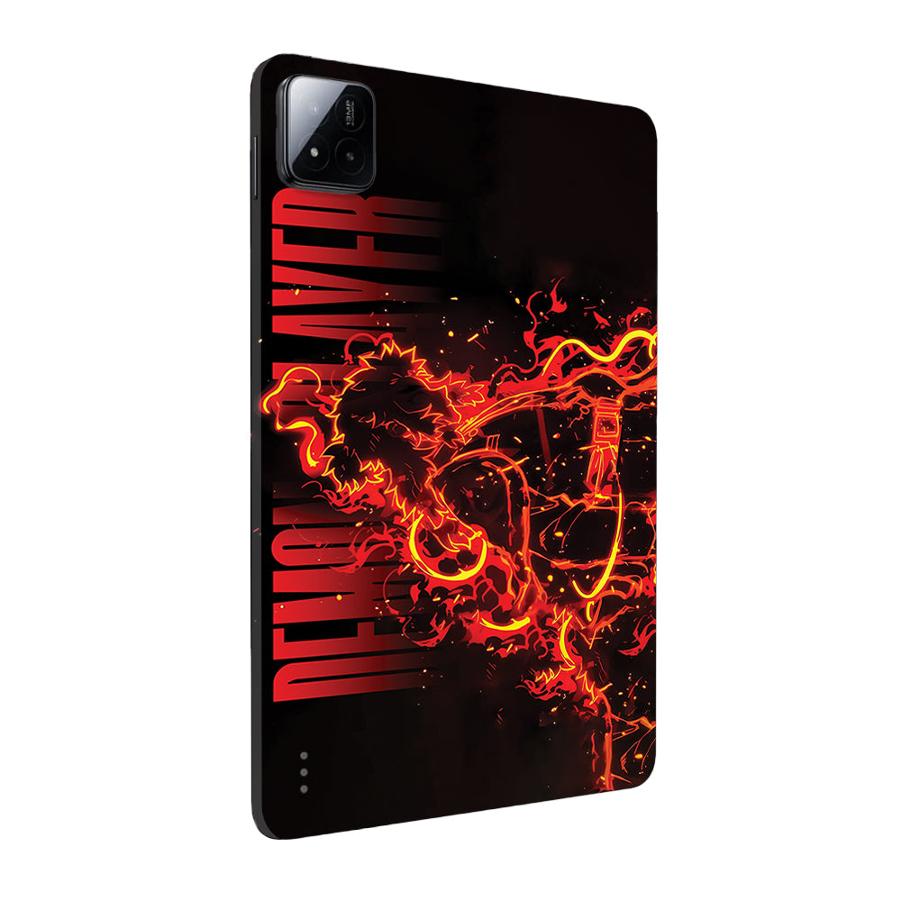 Xiaomi Pad 7 Rengoku Blazing Inferno Anime Tablet Skins