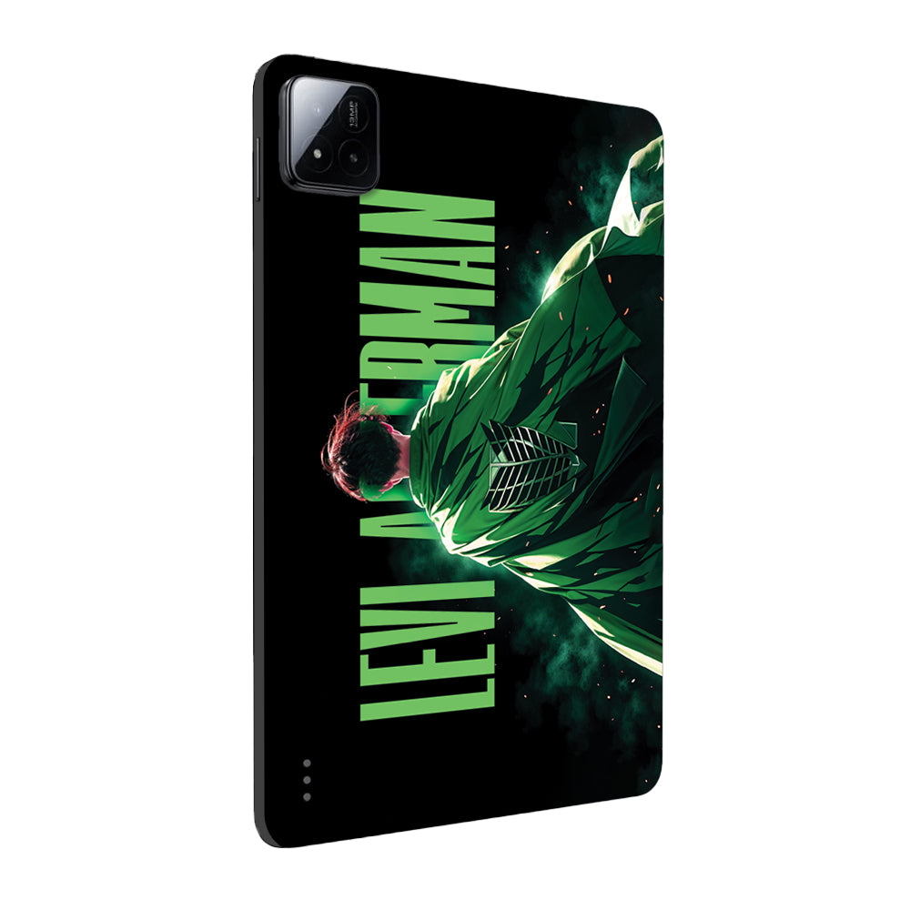 Xiaomi Pad 7 Levi Wings of Freedom Anime 3D Tablet Skin