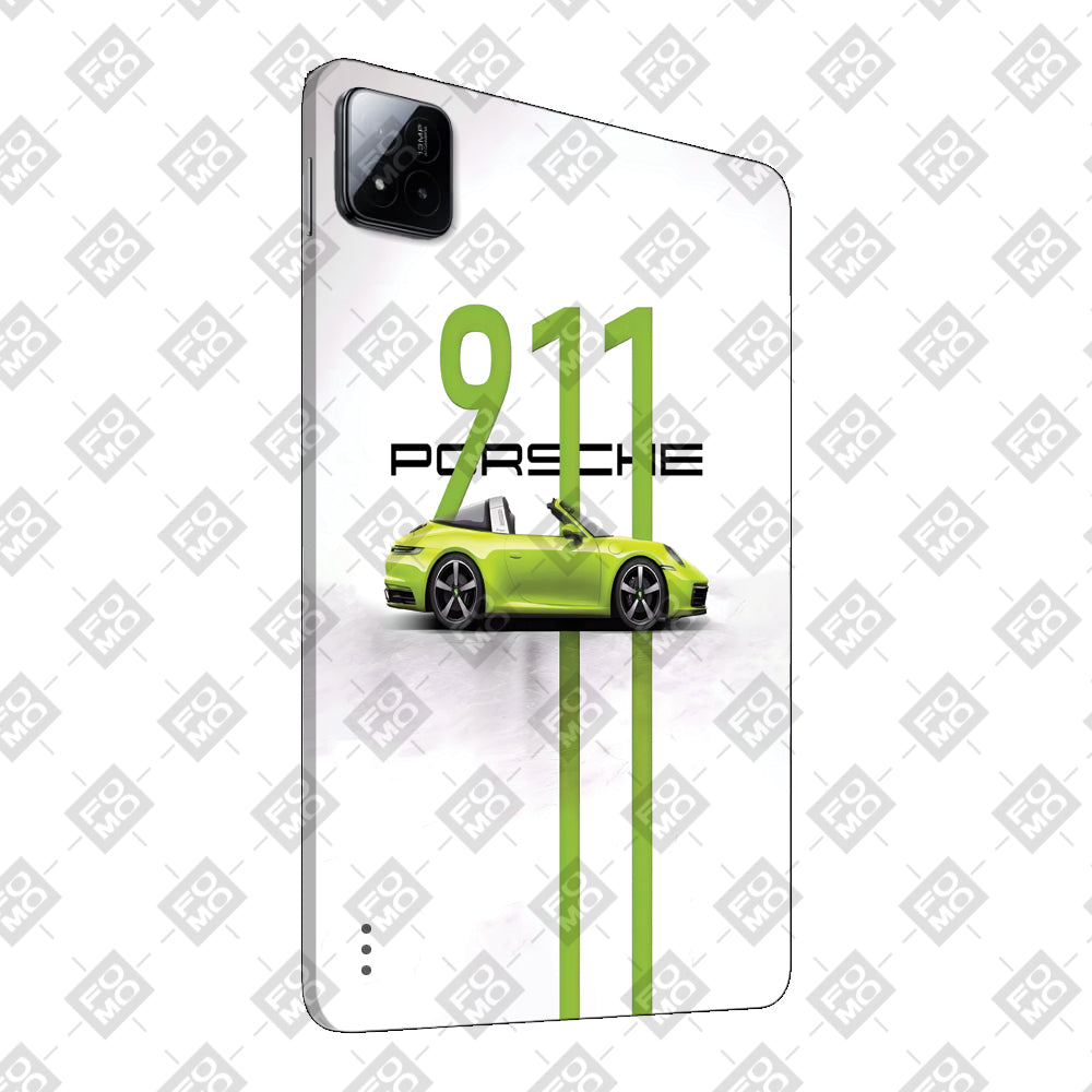 Xiaomi Pad 7 Lime Porsche 911 Cars & Bikes Tablet Skins