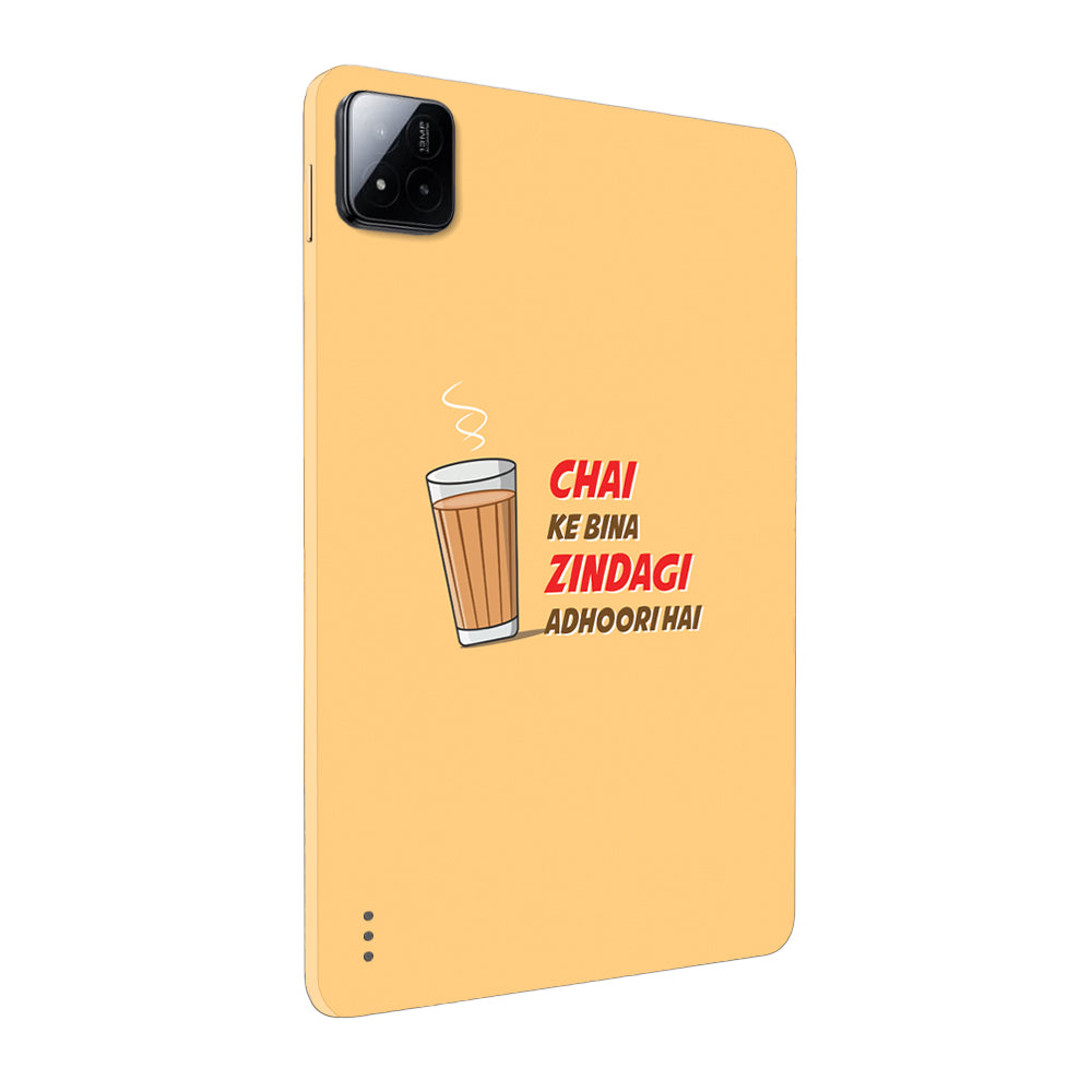 Xiaomi Pad 7 Chai Ke Bina Zindagi Adhoori Hai 3D Tablet Skin