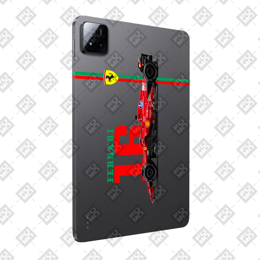 Xiaomi Pad 7 Transparent Ferrari Flame Tablet Skin