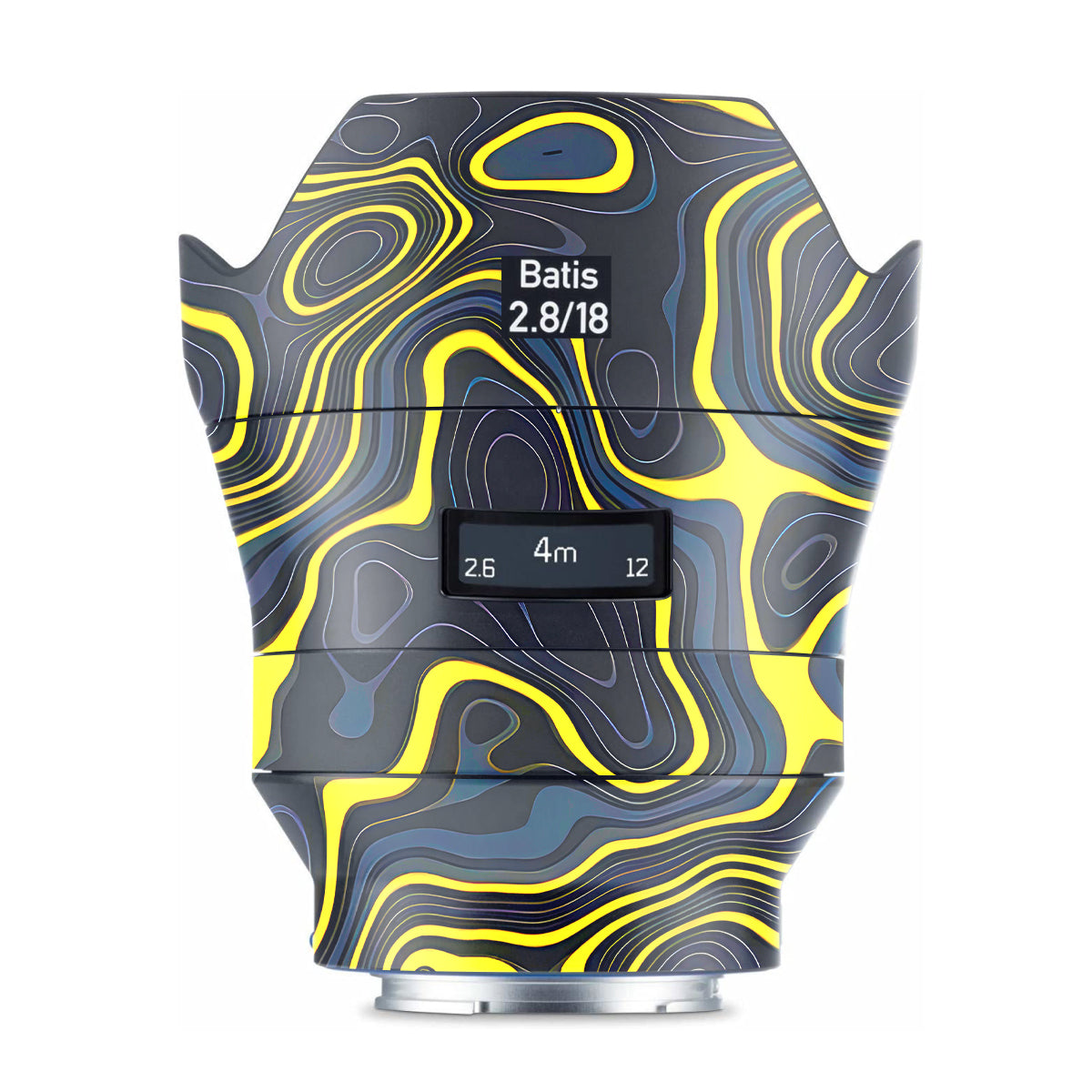 Neon Lava Contours Zeiss Batis 18mm F/2.8 Sony E Camera Lens Skin