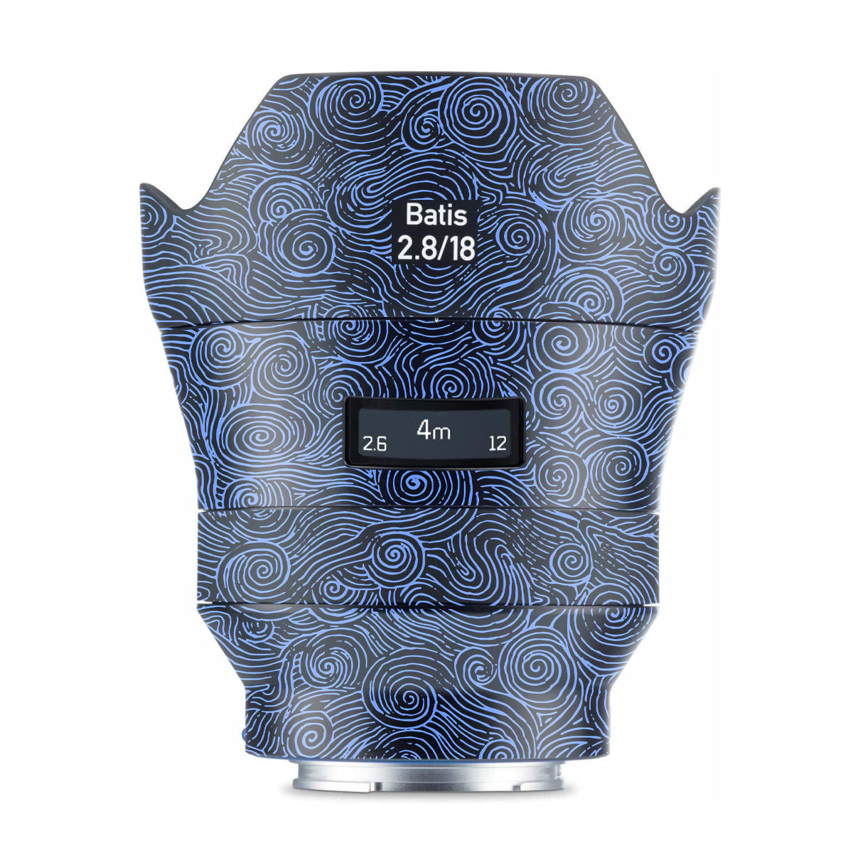 Blue Spirals Zeiss Batis 18mm F/2.8 Sony E Camera Lens Skin