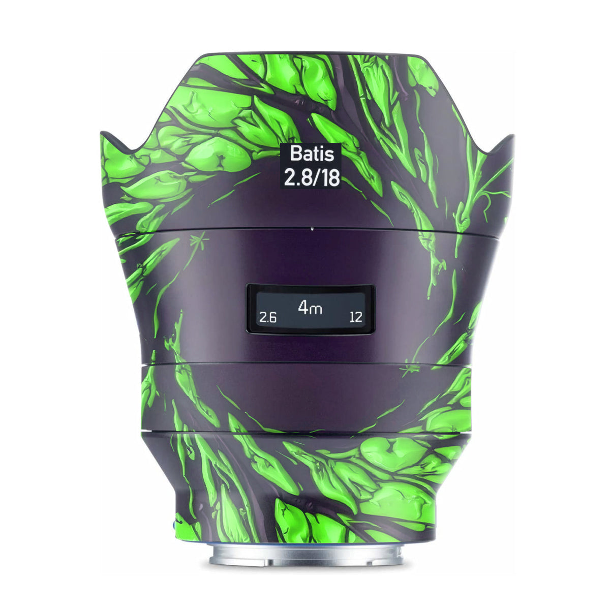 Venom Green Zeiss Batis 18mm F/2.8 Sony E Camera Lens Skin