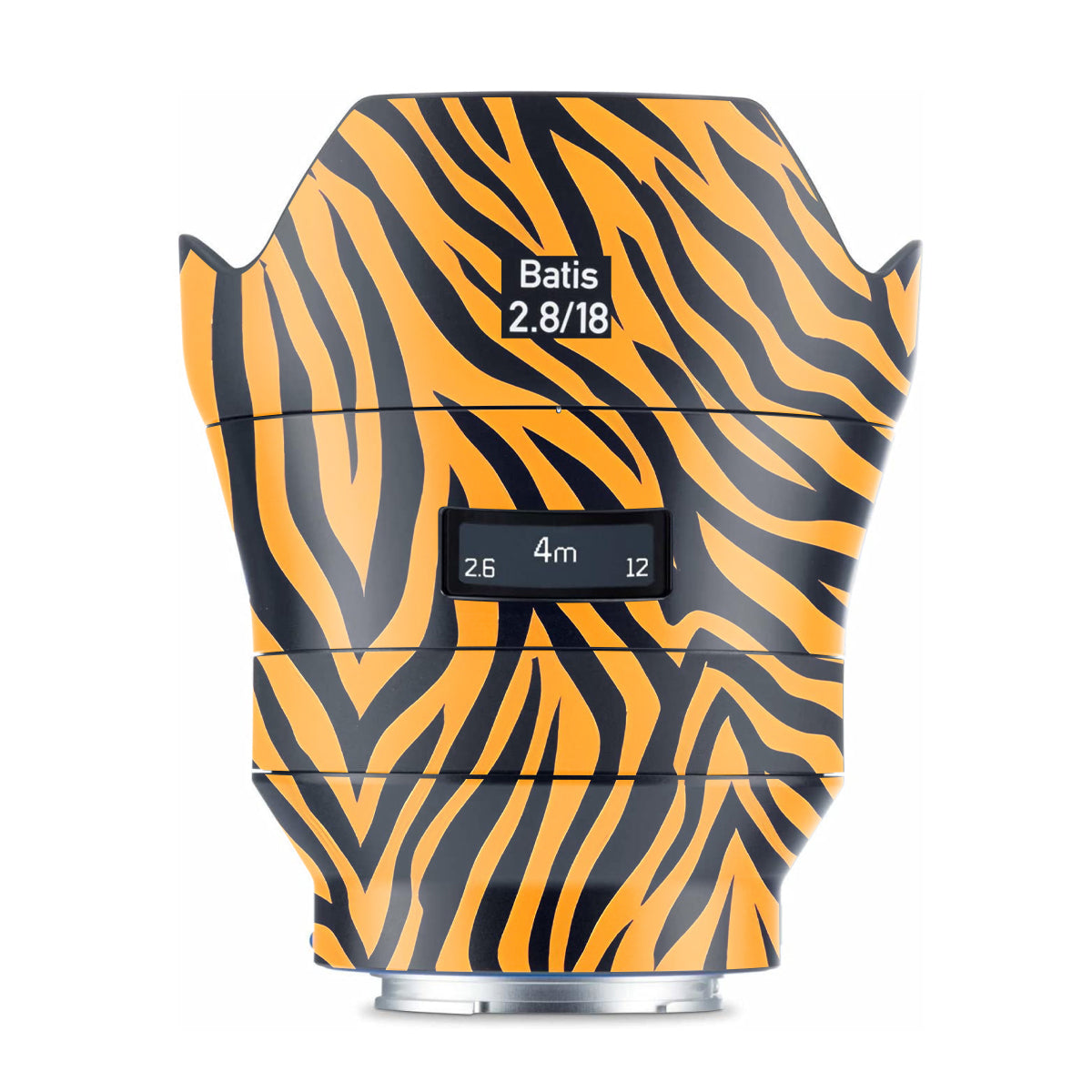 Zebra Gold Pattern Zeiss Batis 18mm F/2.8 Sony E Camera Lens Skin