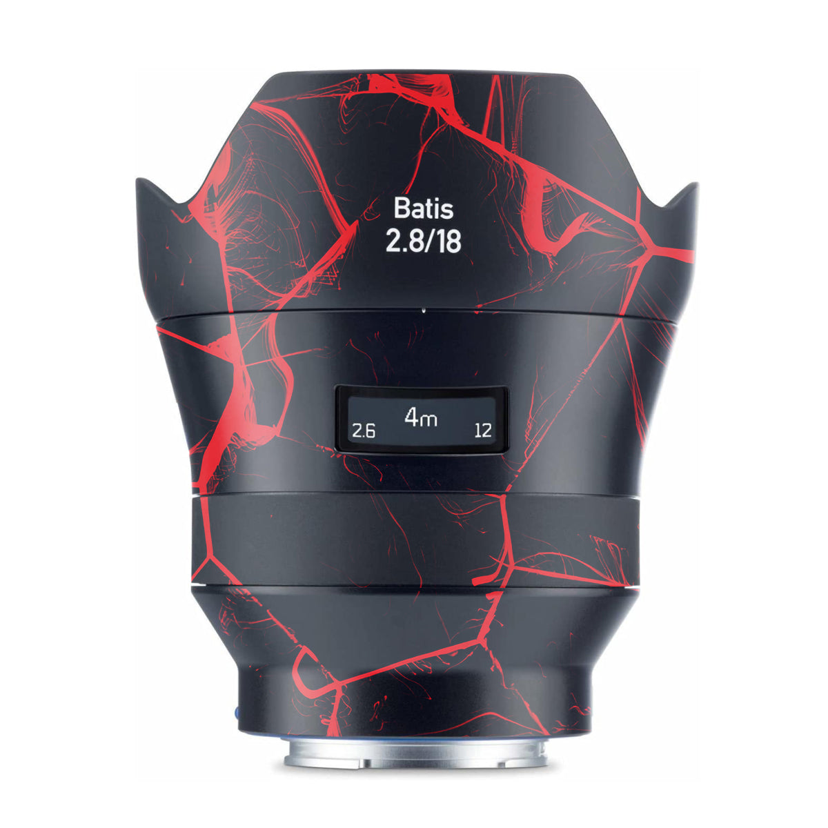 Red Neural Grid Zeiss Batis 18mm F/2.8 Sony E Camera Lens Skin