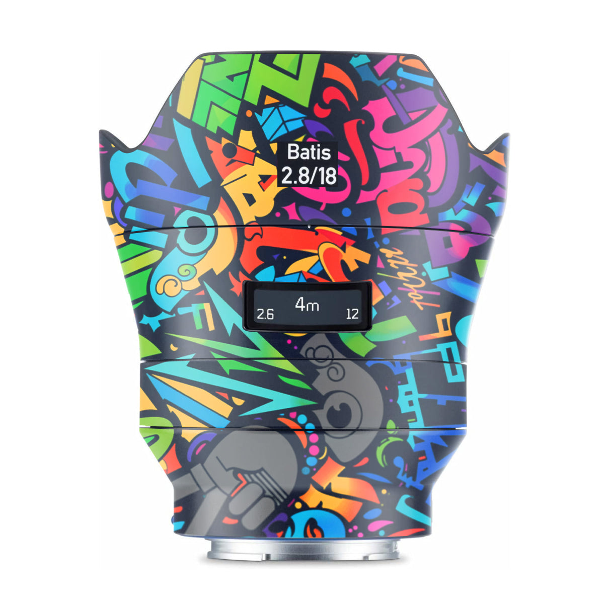 Colorful Urban Street Art Lettering Zeiss Batis 18mm F/2.8 Sony E Camera Lens Skin