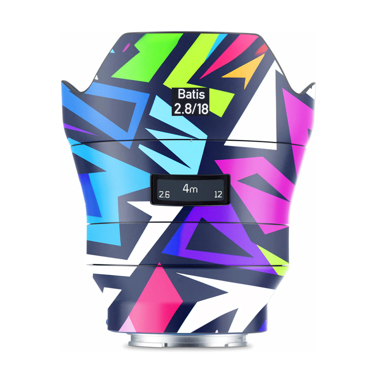 Bold Geometric Pop Zeiss Batis 18mm F/2.8 Sony E Camera Lens Skin