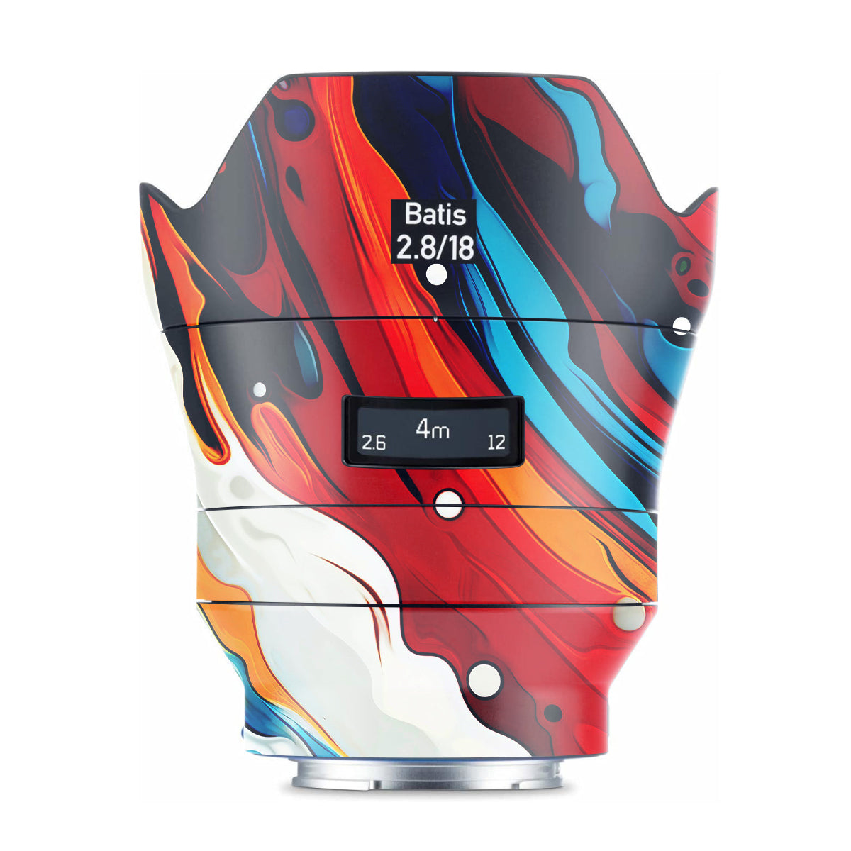 Fire & Ice Flow Zeiss Batis 18mm F/2.8 Sony E Camera Lens Skin