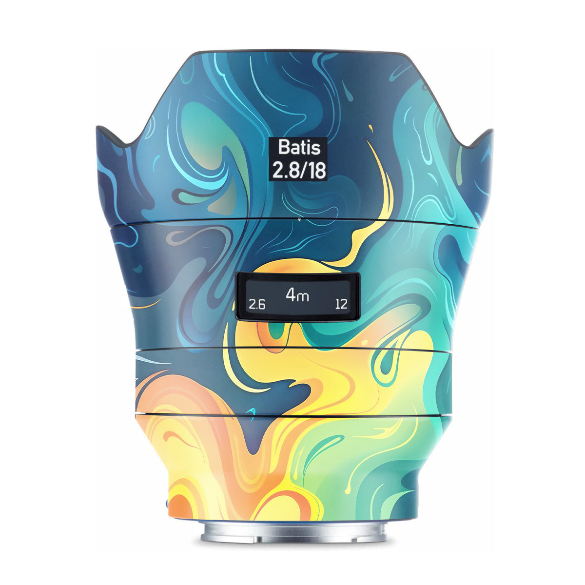 Rainbow Liquid Fusion Zeiss Batis 18mm F/2.8 Sony E Camera Lens Skin