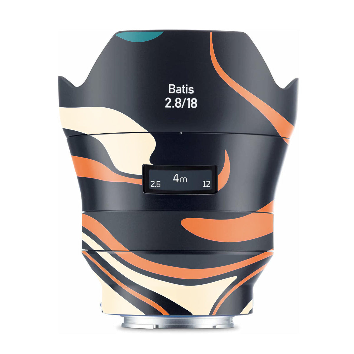 Mid-Century Abstract Swirl Zeiss Batis 18mm F/2.8 Sony E Camera Lens Skin