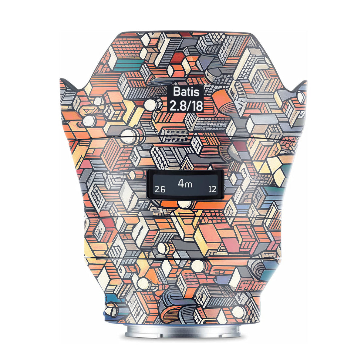 Isometric Cityscape Zeiss Batis 18mm F/2.8 Sony E Camera Lens Skin