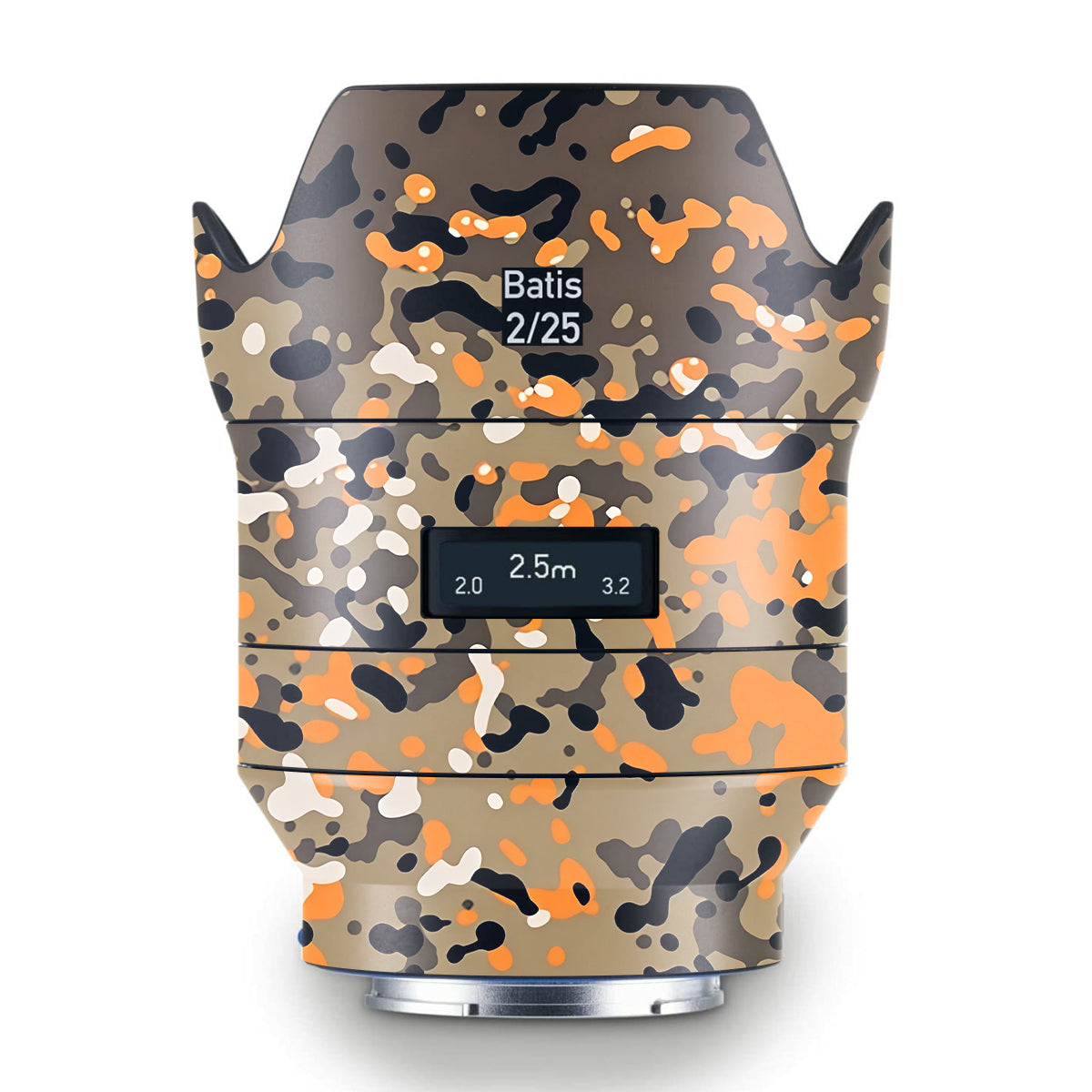 Orange Brown Spot Zeiss Batis 25mm F/2 E-mount Camera Lens Skin