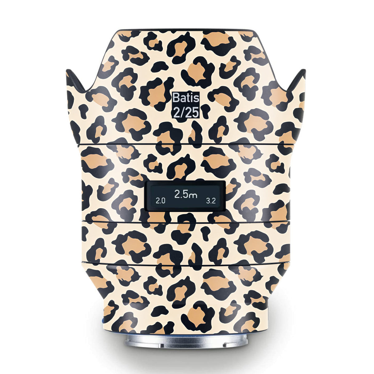 Sandy Leopard Spots Zeiss Batis 25mm F/2 E-mount Camera Lens Skin