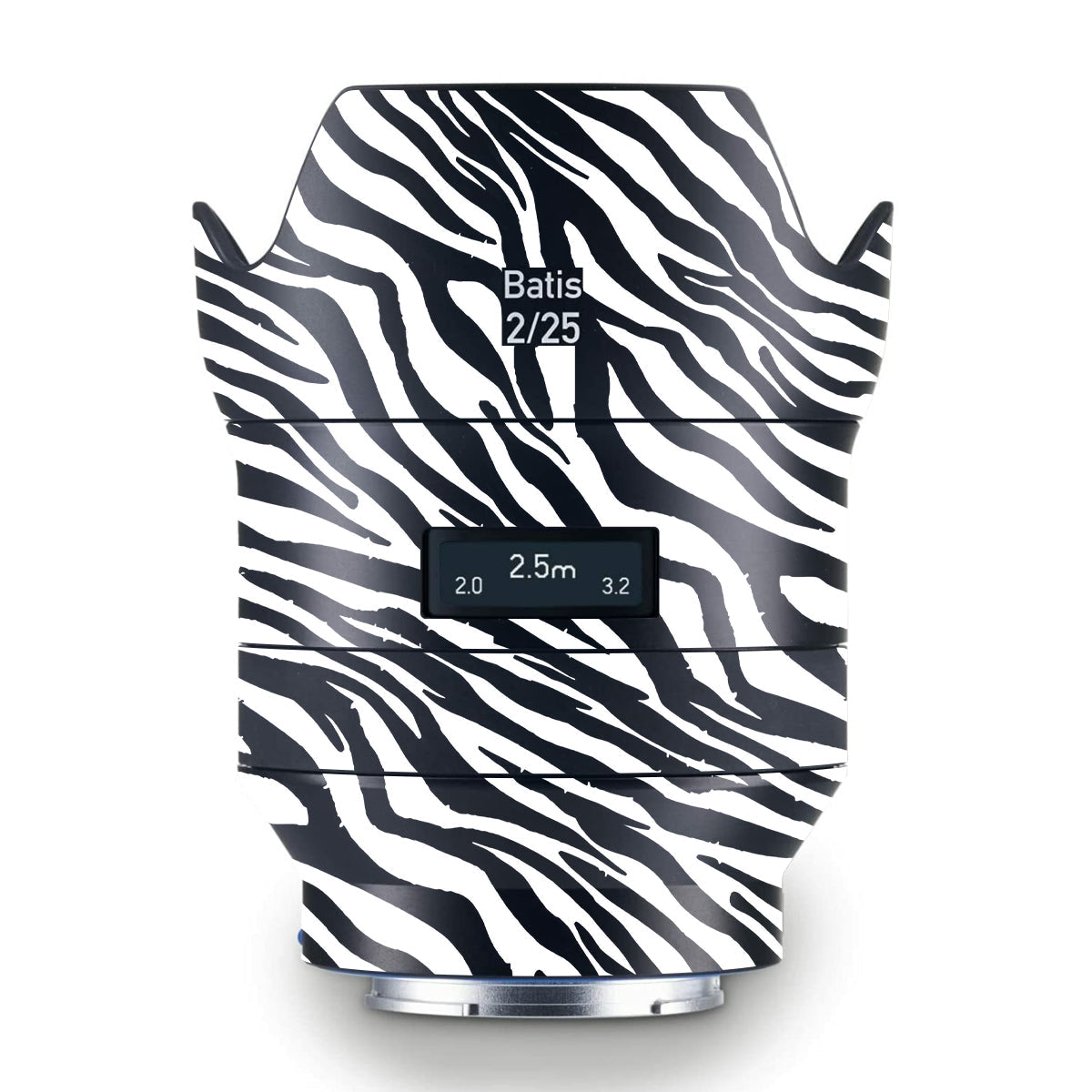 Classic Zebra Stripes Zeiss Batis 25mm F/2 E-mount Camera Lens Skin