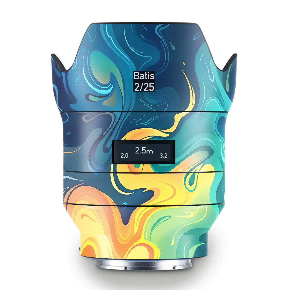 Rainbow Liquid Fusion Zeiss Batis 25mm F/2 E-mount Camera Lens Skin