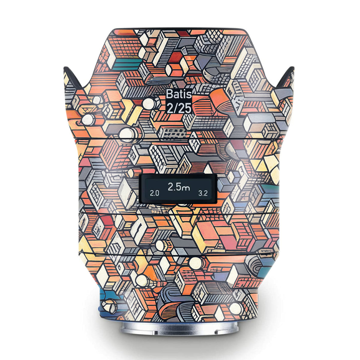 Isometric Cityscape Zeiss Batis 25mm F/2 E-mount Camera Lens Skin