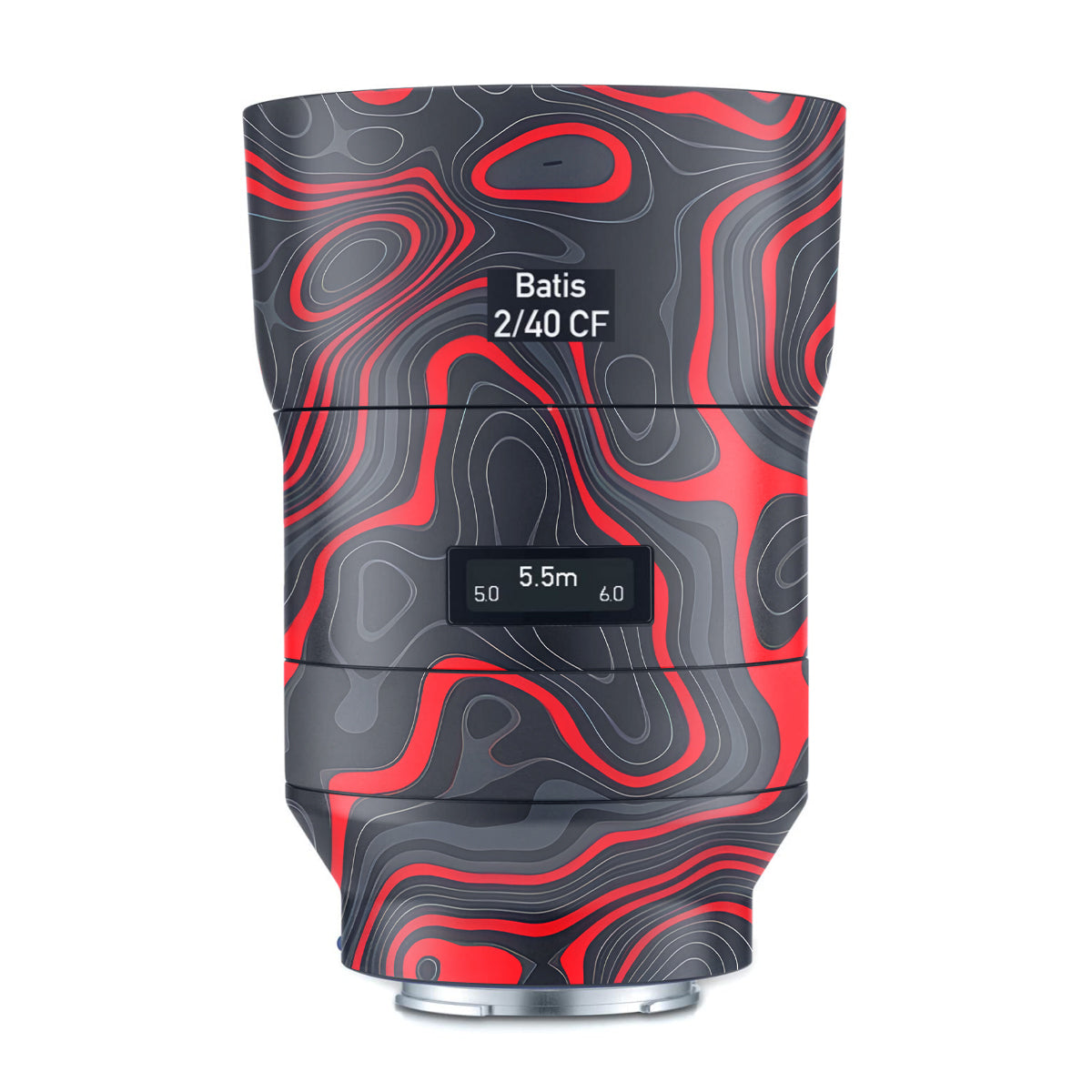 Crimson Waves Zeiss Batis 40mm F/2 CF E-mount Camera Lens Skin