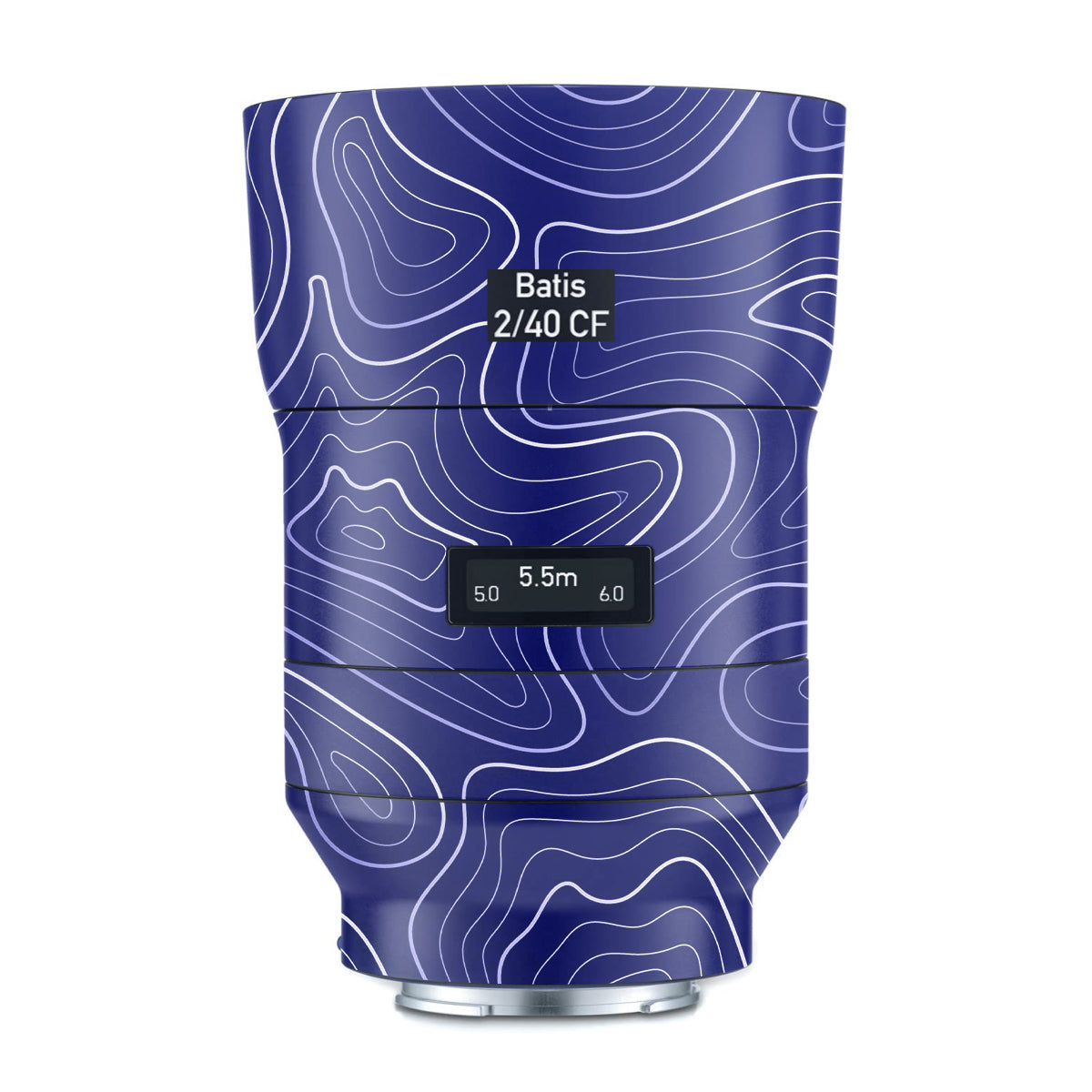 Deep Blue Contour Zeiss Batis 40mm F/2 CF E-mount Camera Lens Skin