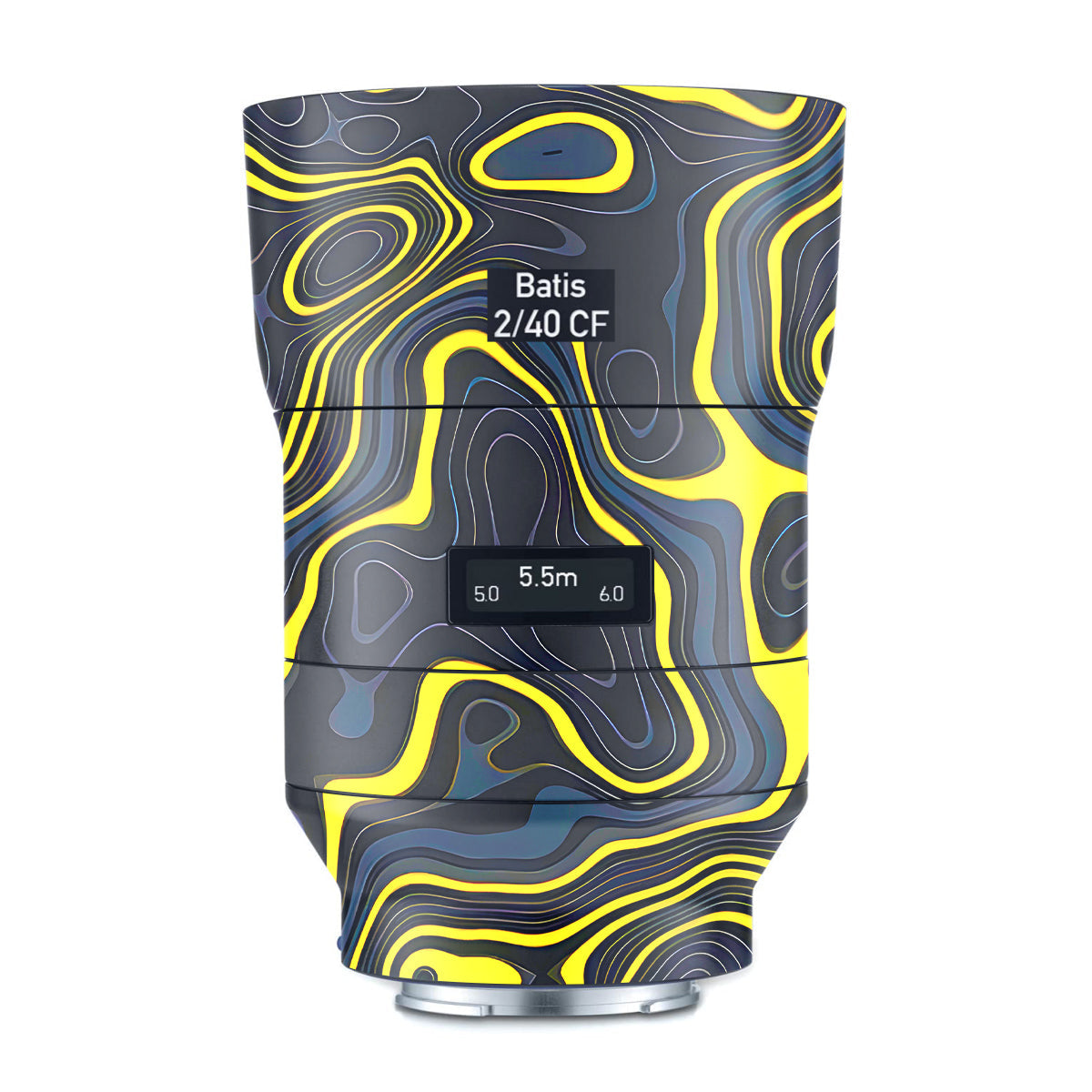 Neon Lava Contours Zeiss Batis 40mm F/2 CF E-mount Camera Lens Skin