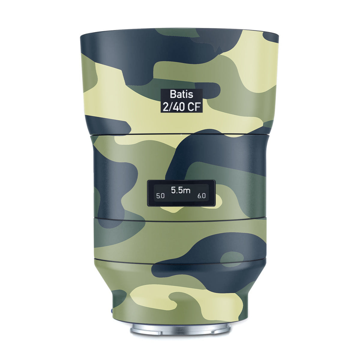 Forest Green Camo Zeiss Batis 40mm F/2 CF E-mount Camera Lens Skin