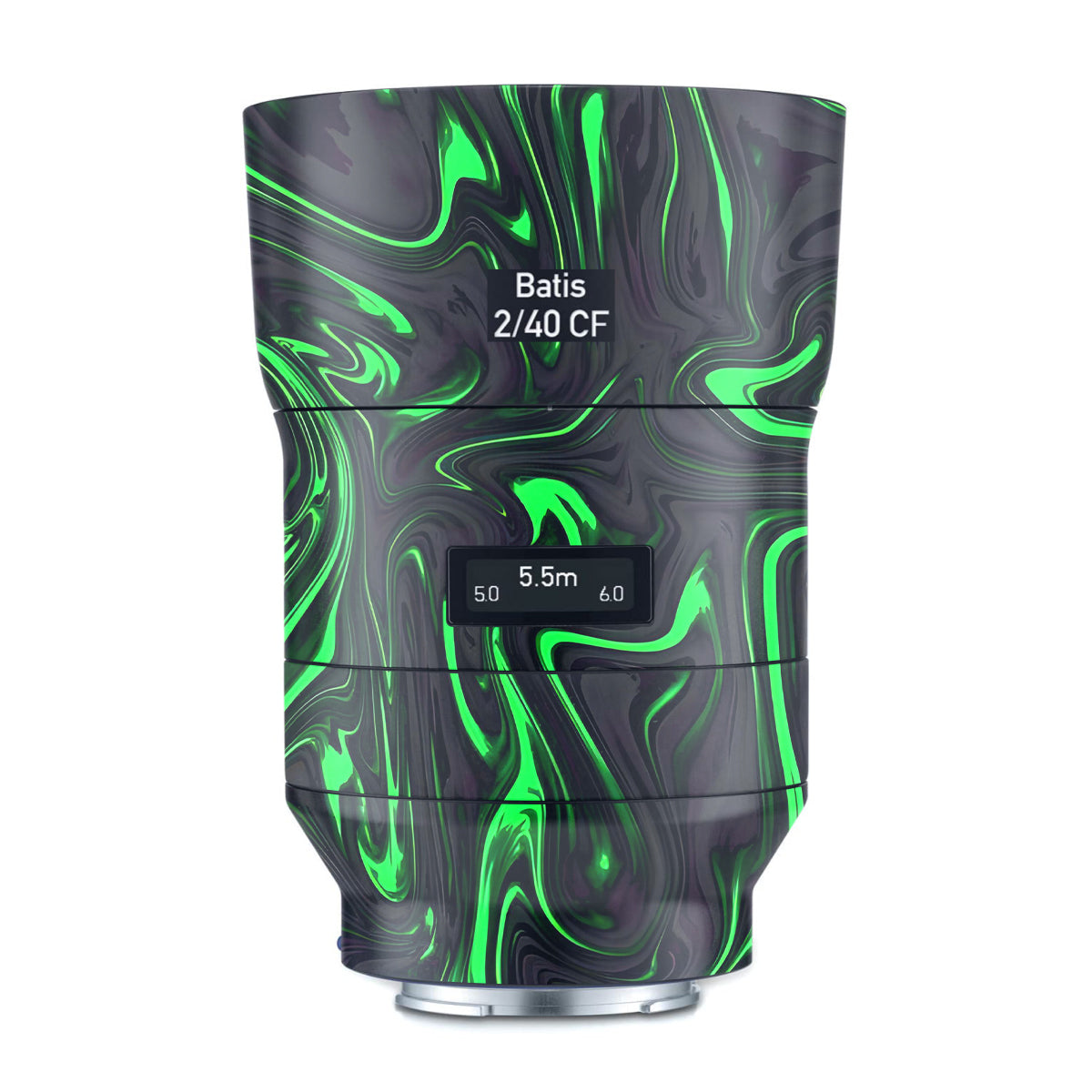 Green Liquid Pattern Zeiss Batis 40mm F/2 CF E-mount Camera Lens Skin