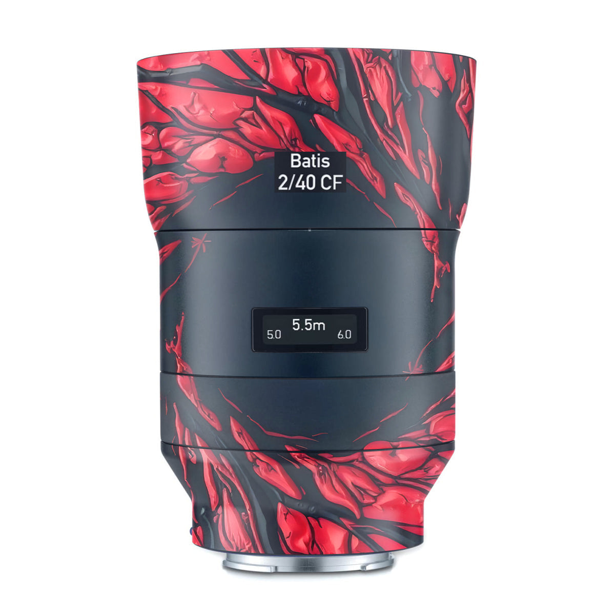Venom Red Zeiss Batis 40mm F/2 CF E-mount Camera Lens Skin