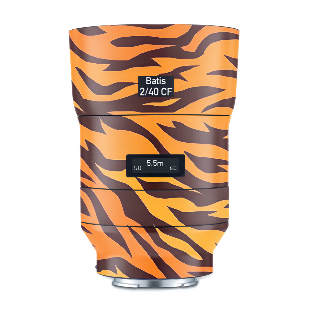 Wild Tiger Stripes Zeiss Batis 40mm F/2 CF E-mount Camera Lens Skin