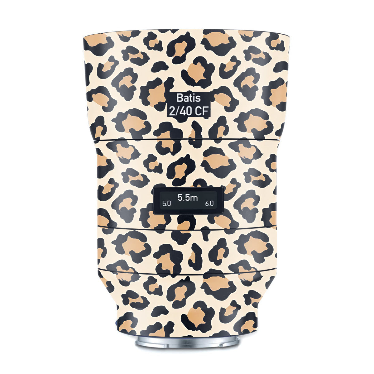 Sandy Leopard Spots Zeiss Batis 40mm F/2 CF E-mount Camera Lens Skin