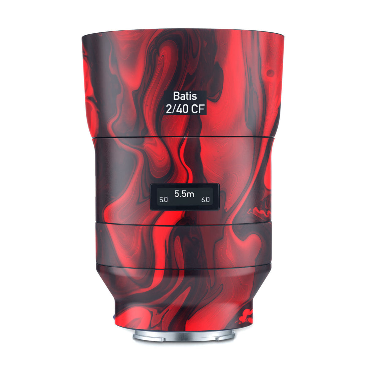 Red Lava Flow Zeiss Batis 40mm F/2 CF E-mount Camera Lens Skin