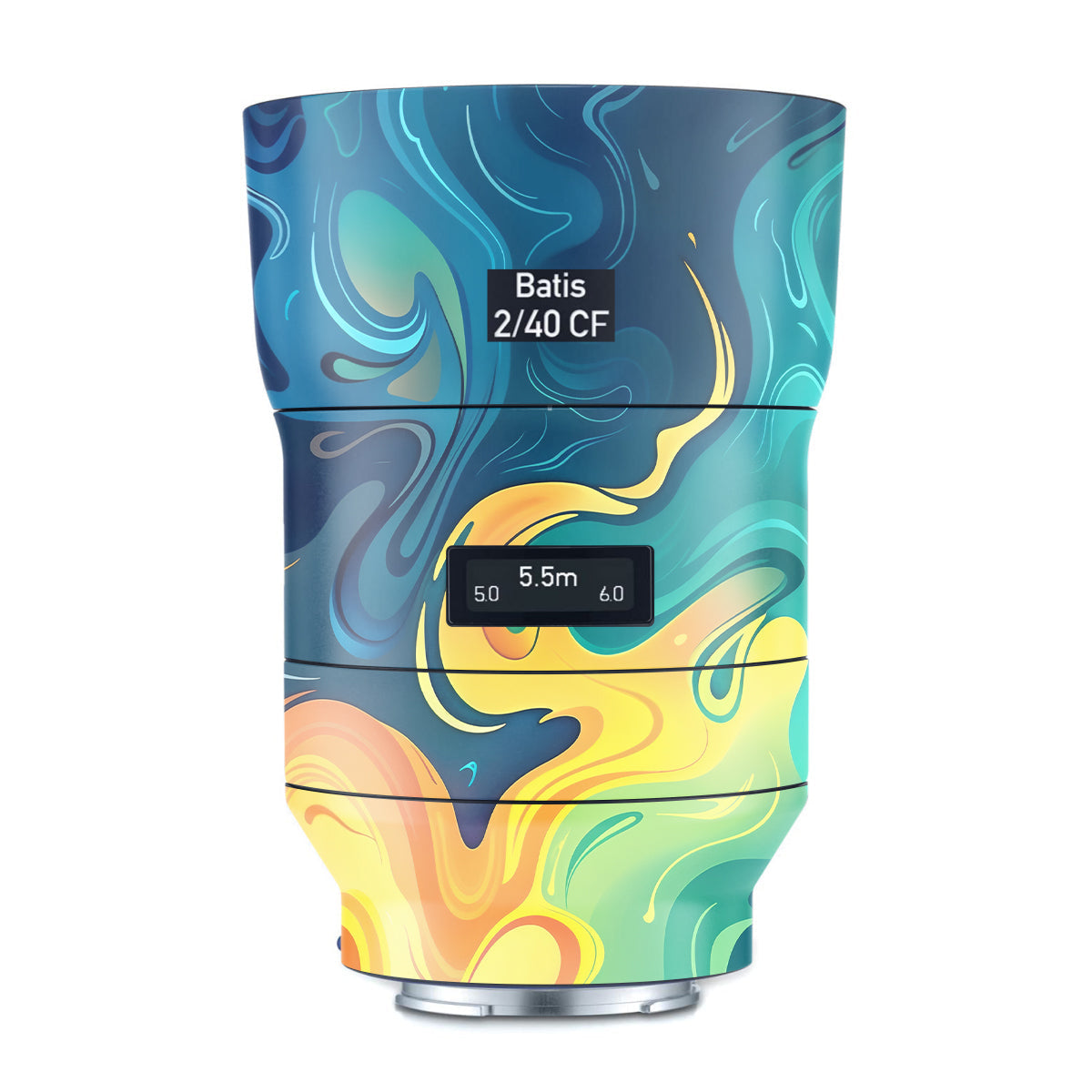 Rainbow Liquid Fusion Zeiss Batis 40mm F/2 CF E-mount Camera Lens Skin