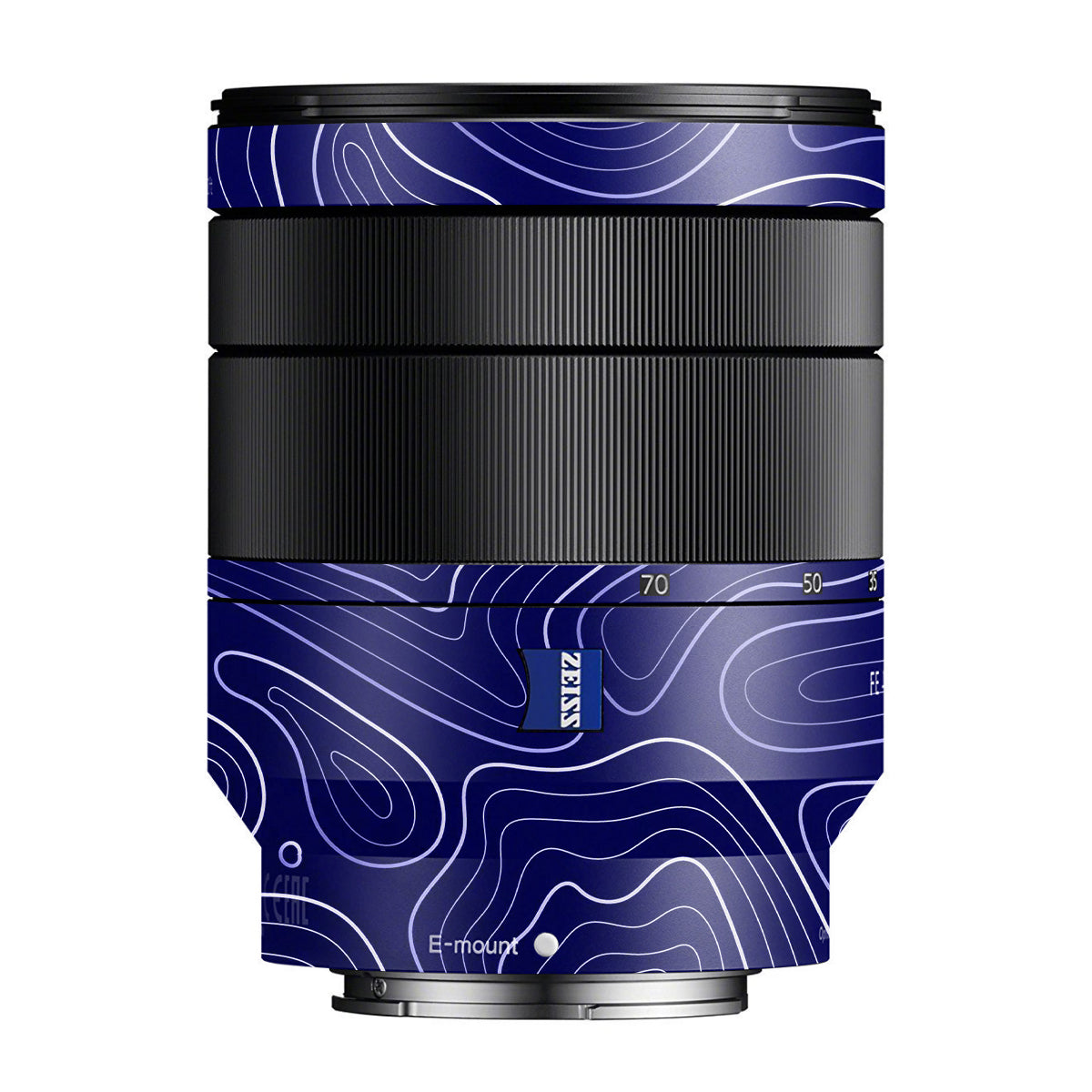 Deep Blue Contour Zeiss Vario-Tessar FE 24-70mm F/4 ZA OSS Sony E Camera Lens Skin
