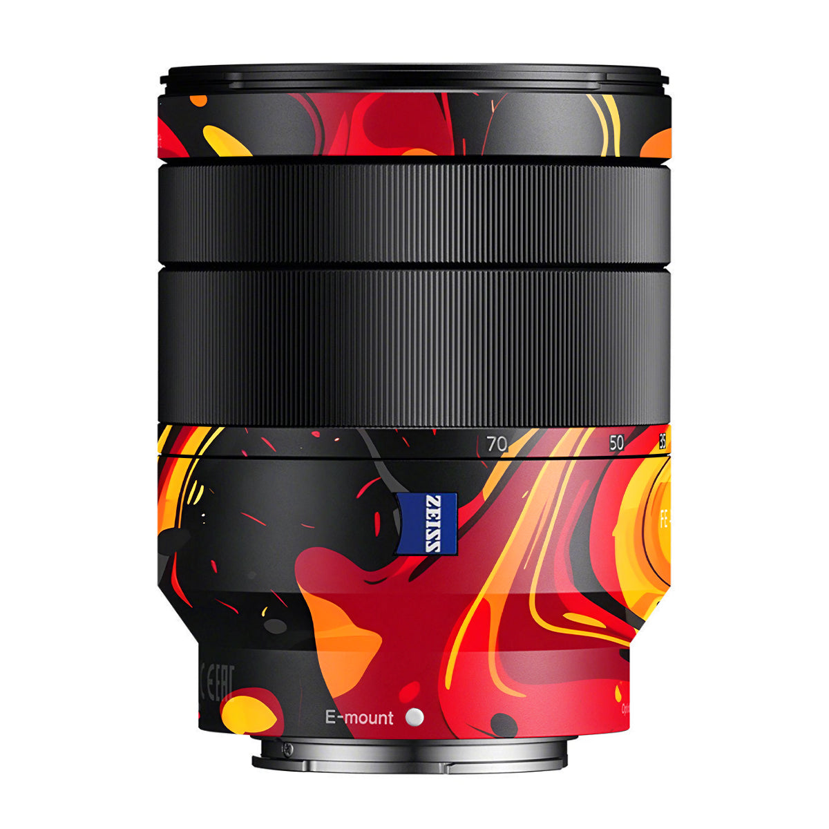 Lava Burst Zeiss Vario-Tessar FE 24-70mm F/4 ZA OSS Sony E Camera Lens Skin