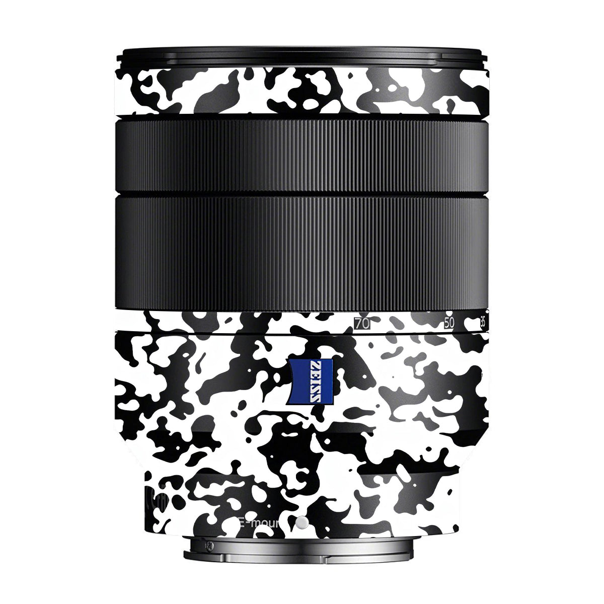 Snow Camo Zeiss Vario-Tessar FE 24-70mm F/4 ZA OSS Sony E Camera Lens Skin