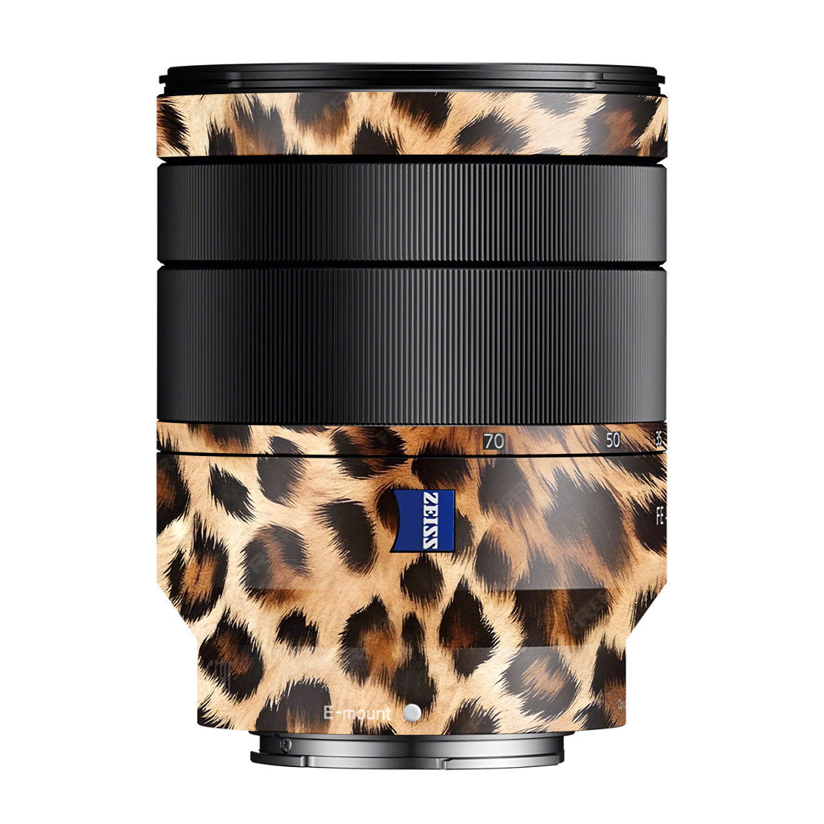 Classic Leopard Spots Zeiss Vario-Tessar FE 24-70mm F/4 ZA OSS Sony E Camera Lens Skin