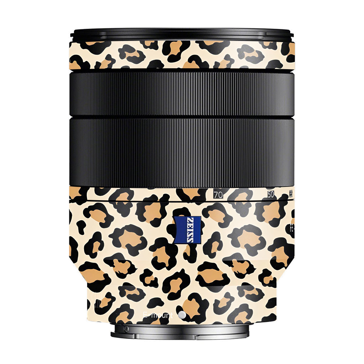 Sandy Leopard Spots Zeiss Vario-Tessar FE 24-70mm F/4 ZA OSS Sony E Camera Lens Skin