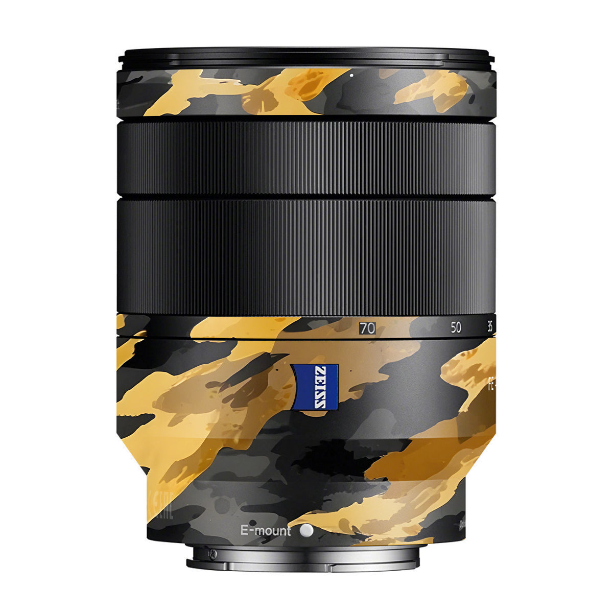 Camo Tiger Blend Zeiss Vario-Tessar FE 24-70mm F/4 ZA OSS Sony E Camera Lens Skin