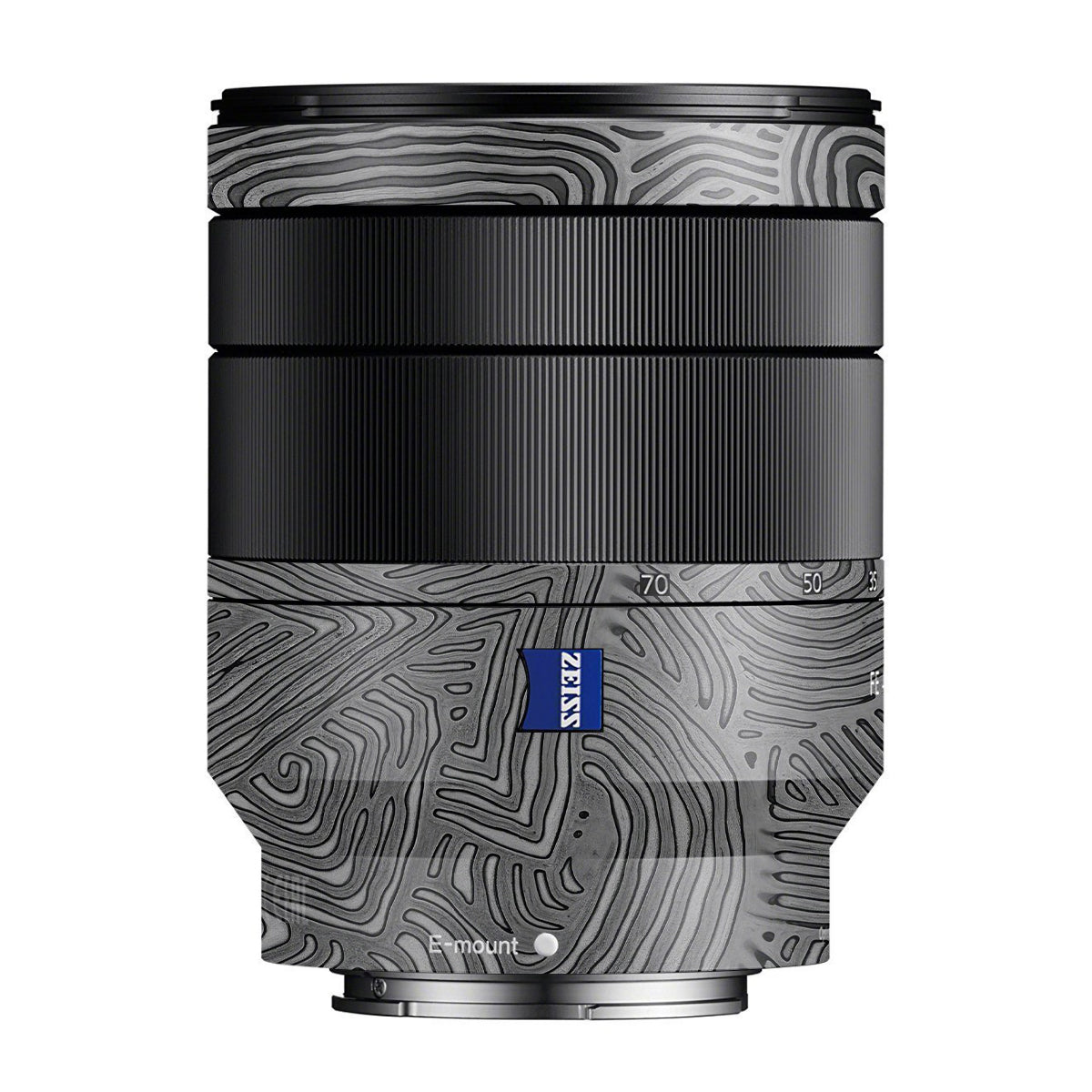Monochrome Line Maze Zeiss Vario-Tessar FE 24-70mm F/4 ZA OSS Sony E Camera Lens Skin
