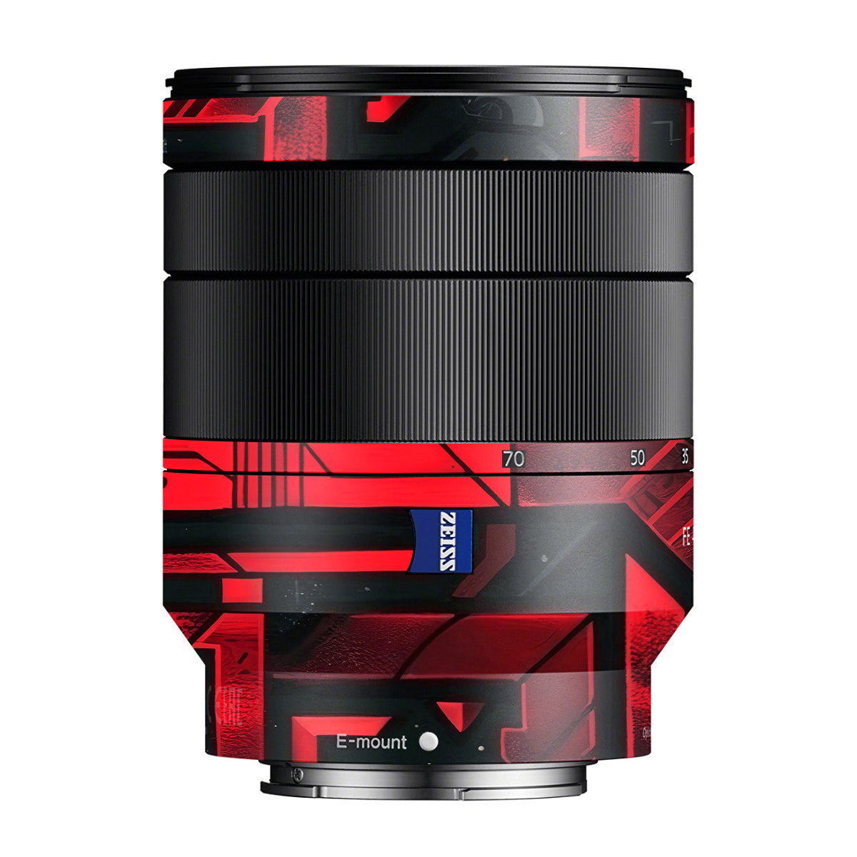 Cyber Maze Circuit Zeiss Vario-Tessar FE 24-70mm F/4 ZA OSS Sony E Camera Lens Skin