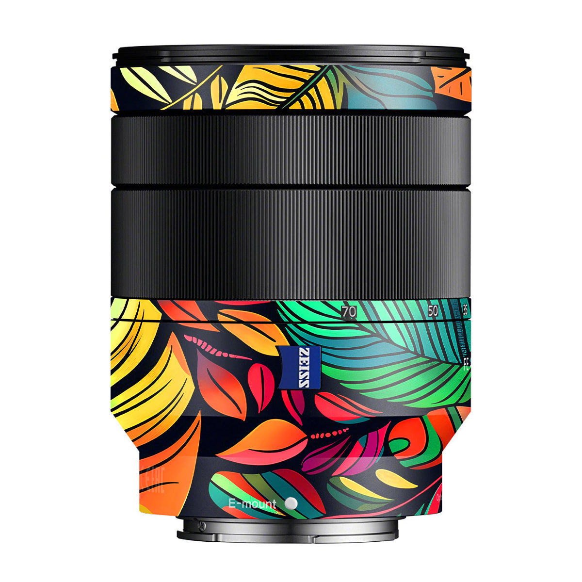 Tropical Jungle Leaves Zeiss Vario-Tessar FE 24-70mm F/4 ZA OSS Sony E Camera Lens Skin