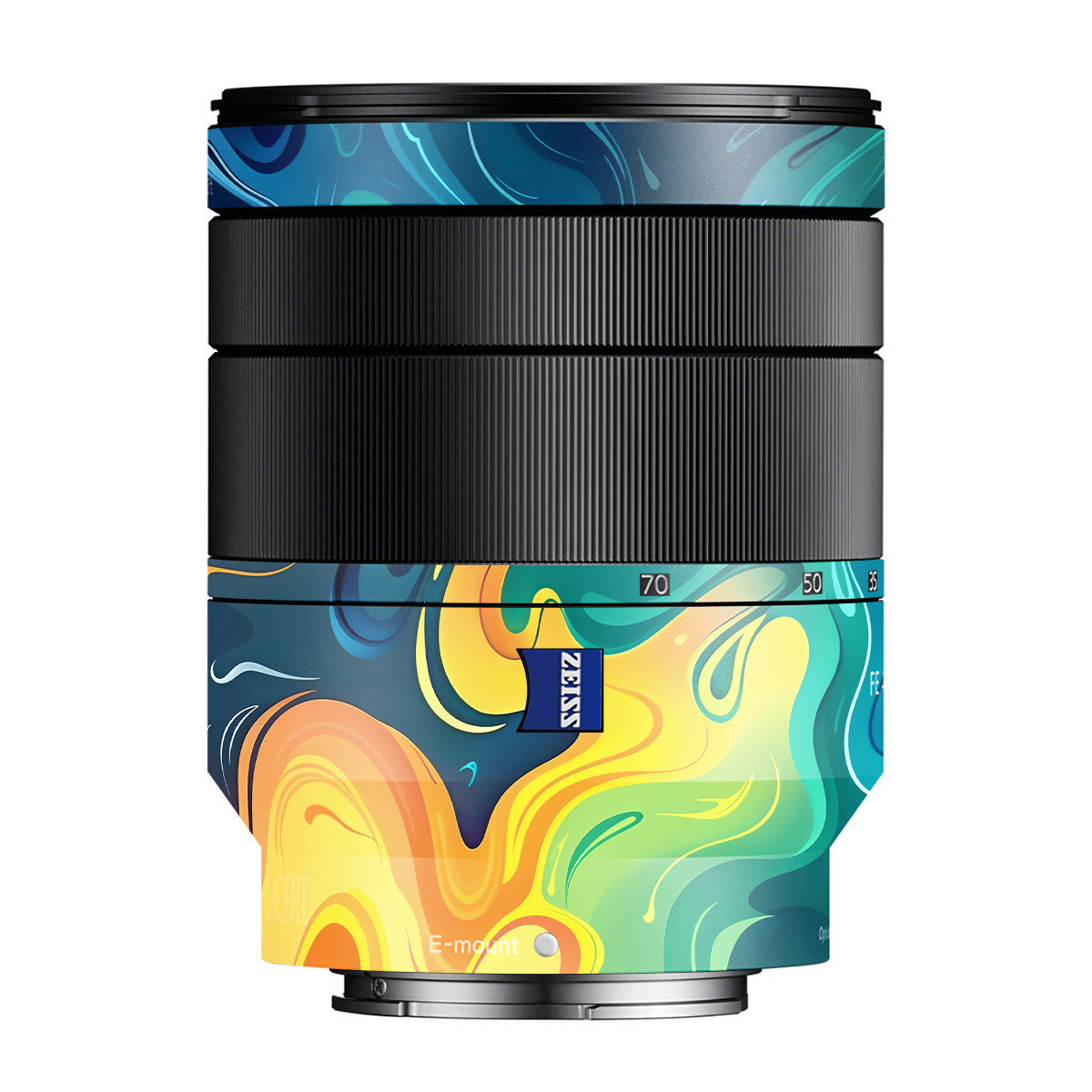 Rainbow Liquid Fusion Zeiss Vario-Tessar FE 24-70mm F/4 ZA OSS Sony E Camera Lens Skin