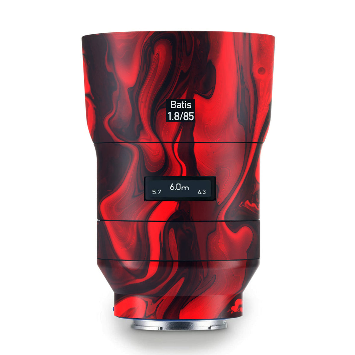 Red Lava Flow Zeiss Batis 85mm F/1.8 Camera Lens Skin