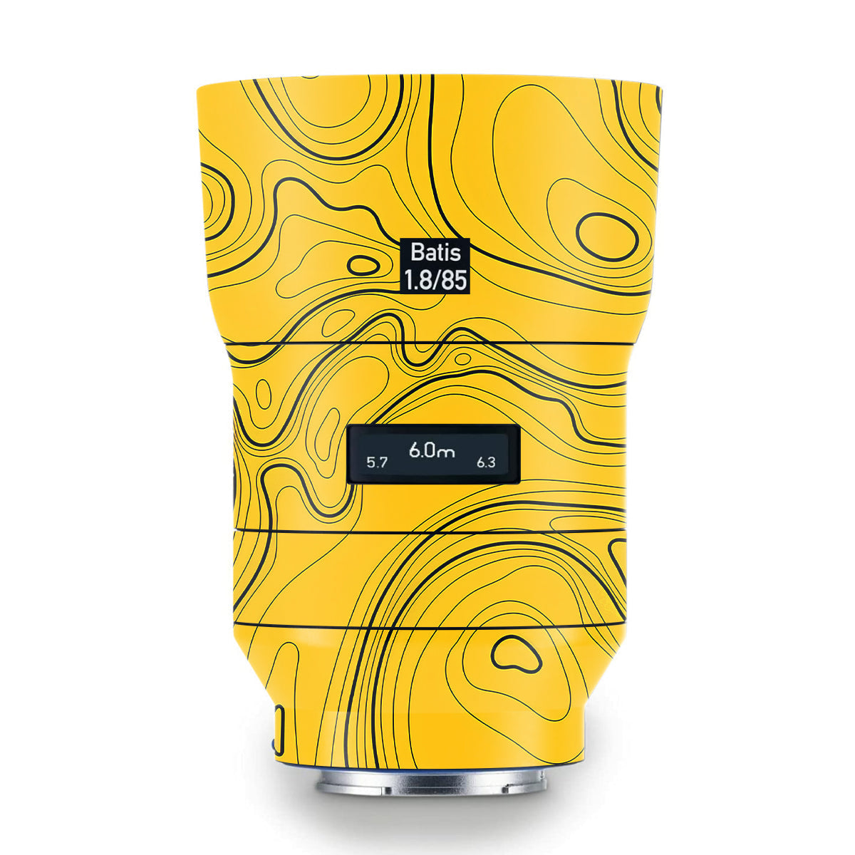 Topographic Map Pattern Zeiss Batis 85mm F/1.8 Camera Lens Skin