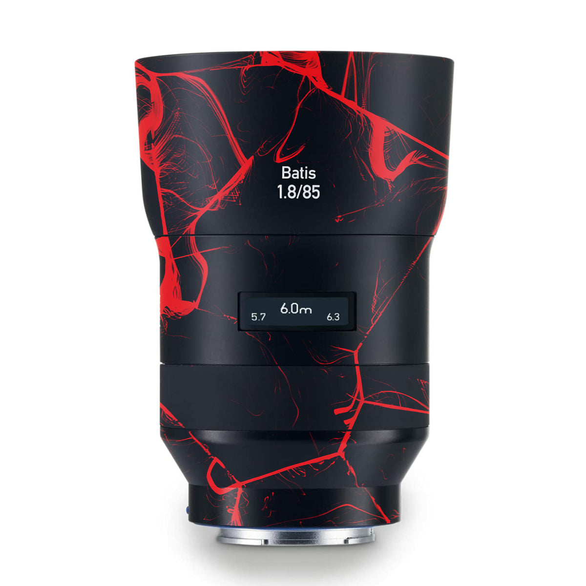 Red Neural Grid Zeiss Batis 85mm F/1.8 Camera Lens Skin