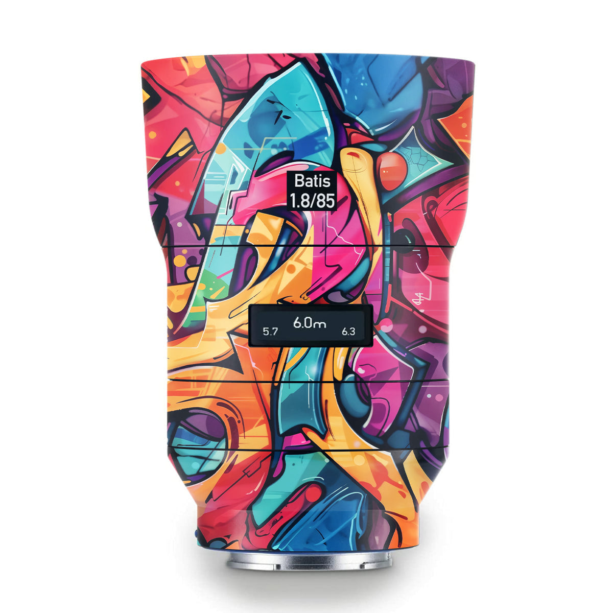 Urban Graffiti Explosion Zeiss Batis 85mm F/1.8 Camera Lens Skin